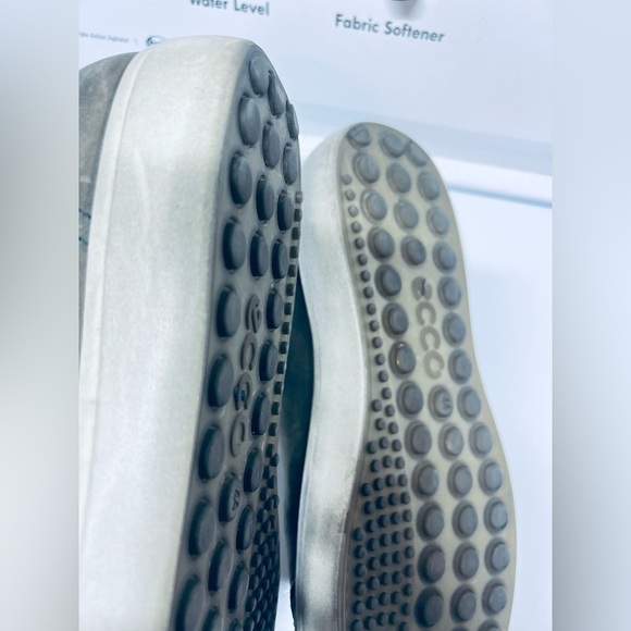 ECCO Men's Soft Lace 7 Long Sneakers wild Pigeon color - Picture 11 of 11